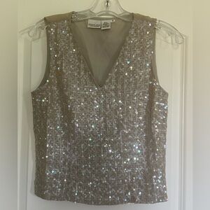 Sequin vest